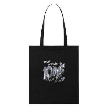 Noces d'étain - Tote bag bio Stanley/Stella - noir - Devant