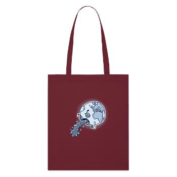 Terre malade - Tote bag bio Stanley/Stella - bordeaux - Devant