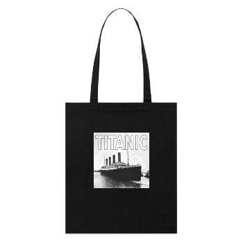 TITANIC sw Poster q - Stanley/Stella Organic Tote Bag - black - Front