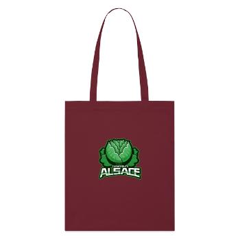 Alsace Sauerkraut - Stanley/Stella Organic Tote Bag - burgundy - Front