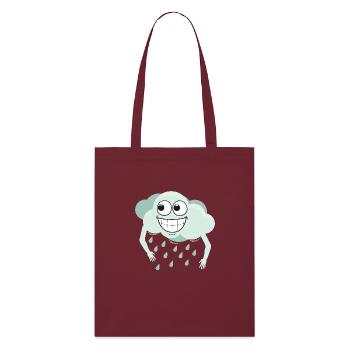 Nuage heureux - Tote bag bio Stanley/Stella - bordeaux - Devant