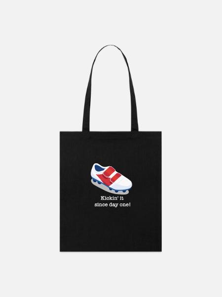 Soccer Soccer Boot Funny Saying - Stanley/Stella Organic Tote Bag - black
