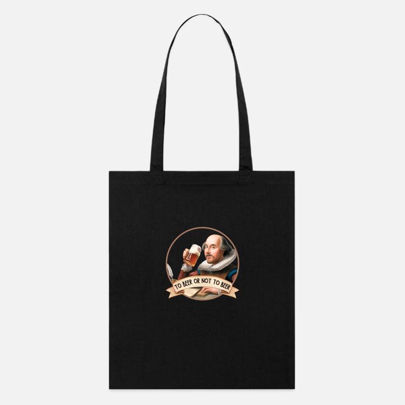 Sein oder nicht sein - Stanley/Stella Bio-Stoffbeutel - Schwarz