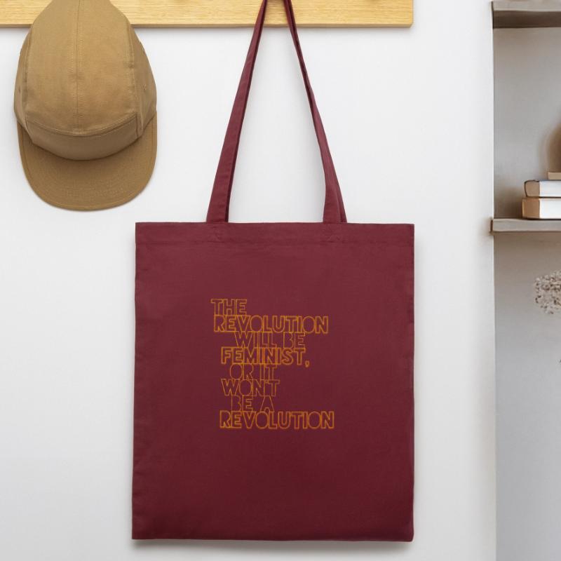 Die Revolution wird feministisch sein, oder wird sie es nicht sein Stanley/Stella Bio-Stoffbeutel