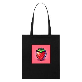 Berry Pop - Stanley/Stella Organic Tote Bag - black - Front