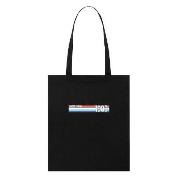 Retro 1983 Limitierte Auflage - Stanley/Stella Bio-Stoffbeutel - Schwarz - Vorne