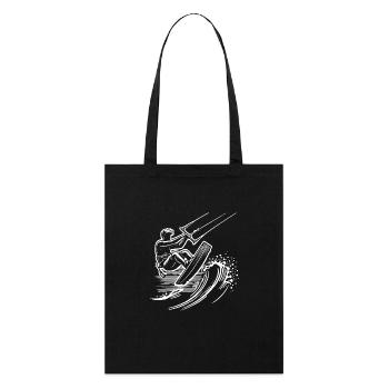 Kitesurfeurs kitesurf - Tote bag bio Stanley/Stella - noir - Devant