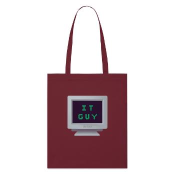 CRT - Computer Science - Stanley/Stella Organic Tote Bag - burgundy - Front