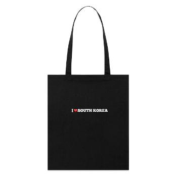 J’adore la Corée du Sud - Tote bag bio Stanley/Stella - noir - Devant