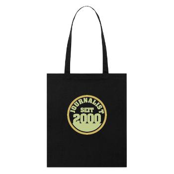 2000 - Stanley/Stella Organic Tote Bag - black - Front