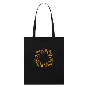 Rayons de soleil brillants Lumière Lumière Chaleur - Tote bag bio Stanley/Stella - noir - Devant