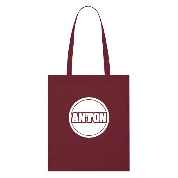 Gift for Anton - Stanley/Stella Organic Tote Bag - burgundy - Front