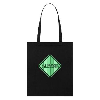 Geschenk für Alessia - Stanley/Stella Bio-Stoffbeutel - Schwarz - Vorne