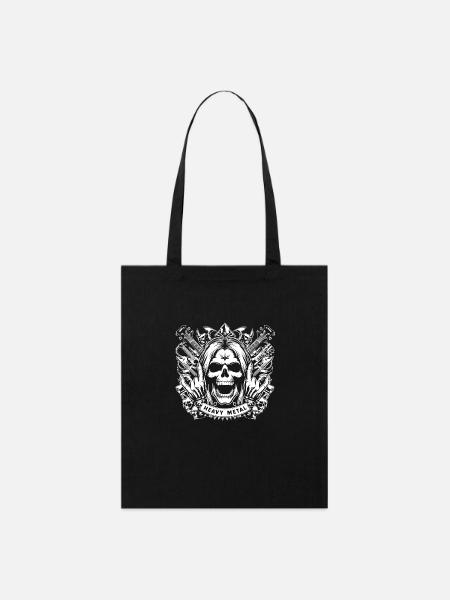 Heavy Metal - Stanley/Stella Bio-Stoffbeutel - Schwarz