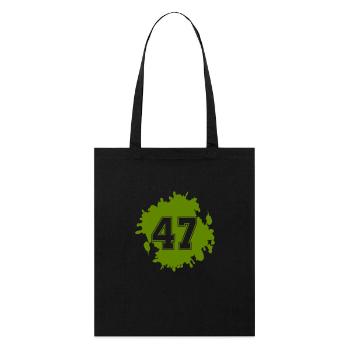 klecks 47 - Stanley/Stella Bio-Stoffbeutel - Schwarz - Vorne