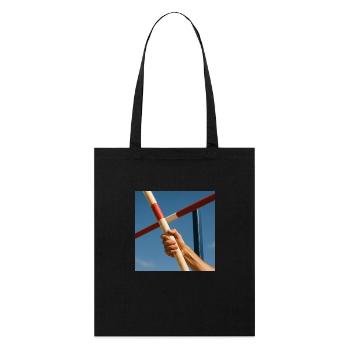 Sport - Saut à la perche - Tote bag bio Stanley/Stella - noir - Devant