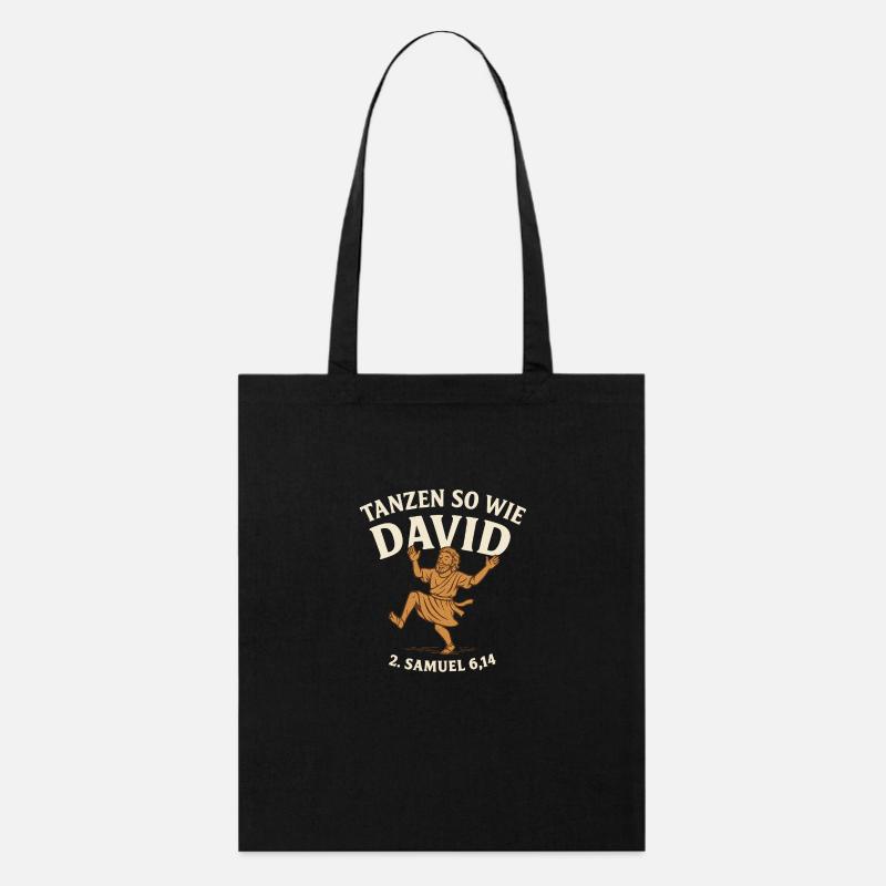 Tanzen so wie David - Stanley/Stella Bio-Stoffbeutel - Schwarz