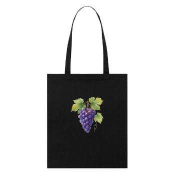 raisins - Tote bag bio Stanley/Stella - noir - Devant