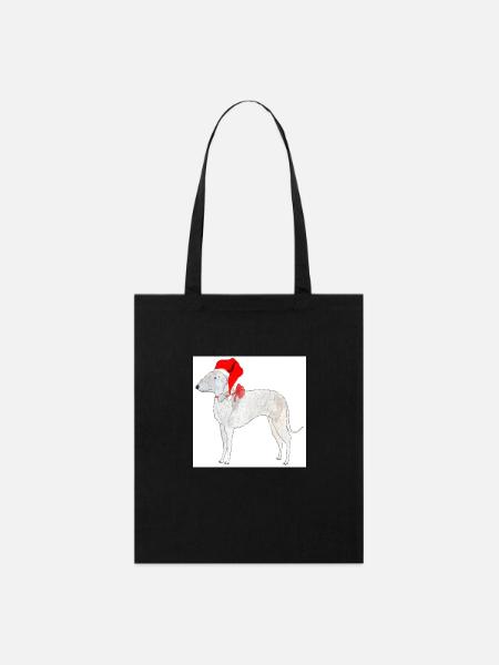 Bedlington Terrier Sticker - Stanley/Stella Organic Tote Bag - black