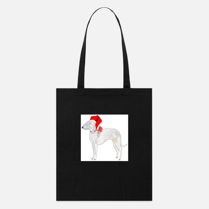 Bedlington Terrier Sticker - Stanley/Stella Organic Tote Bag - black
