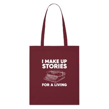 Author - Stanley/Stella Organic Tote Bag - burgundy - Front