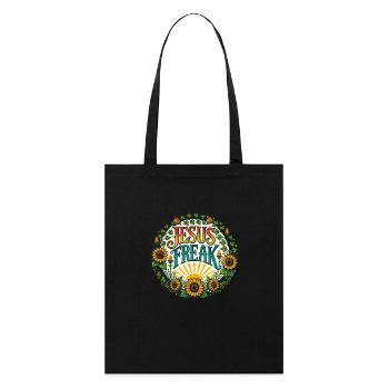 Jesus Freak - Stanley/Stella Organic Tote Bag - black - Front