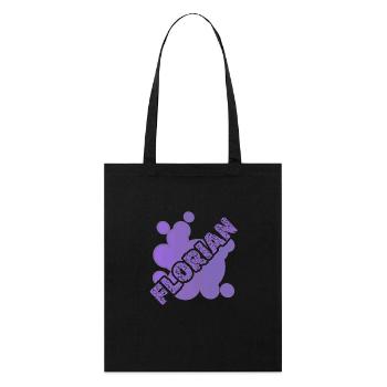 Gift for Florian - Stanley/Stella Organic Tote Bag - black - Front
