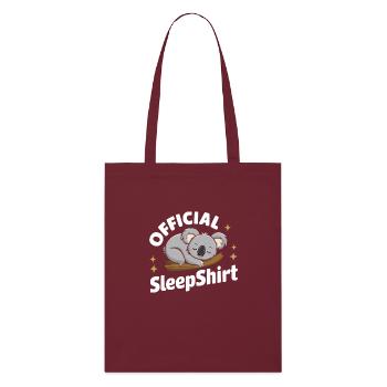 Koala Koala Koala Bear Animal - Stanley/Stella Organic Tote Bag - burgundy - Front