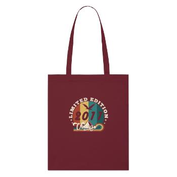 Vintage 2023 Retro - Best-seller - Tote bag bio Stanley/Stella - bordeaux - Devant
