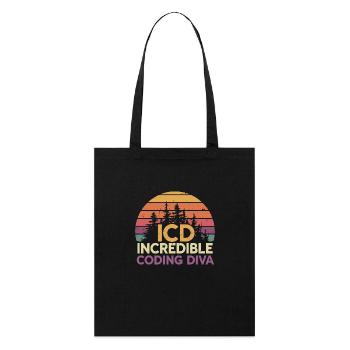 Creative minds in medical code - Stanley/Stella Organic Tote Bag - black - Front