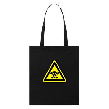 hazard panel head skull dead death 2210 - Stanley/Stella Organic Tote Bag - black - Front
