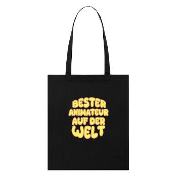 Vocation animator - Stanley/Stella Organic Tote Bag - black - Front