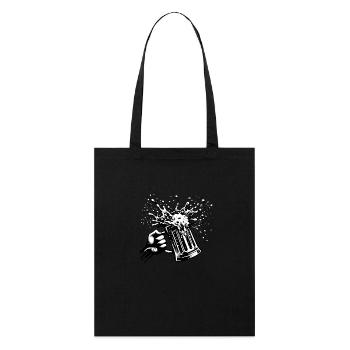 Cheers bière boisson chope de bière - Tote bag bio Stanley/Stella - noir - Devant