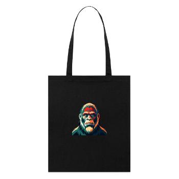 Big Foot Cartoon Character Colorful Pet Animal - Stanley/Stella Organic Tote Bag - black - Front