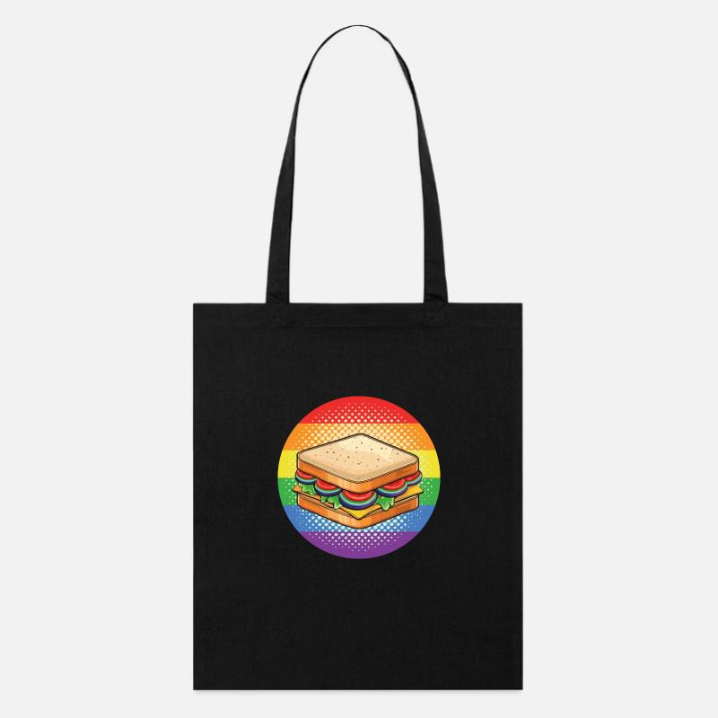 LGBTQ Sandwich - Tote bag bio Stanley/Stella - noir