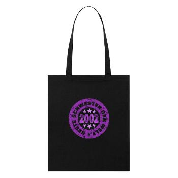 2002 - Stanley/Stella Organic Tote Bag - black - Front