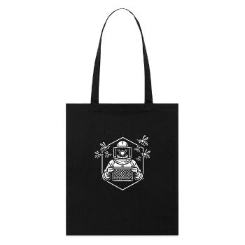 Conception d’apiculteur - Tote bag bio Stanley/Stella - noir - Devant