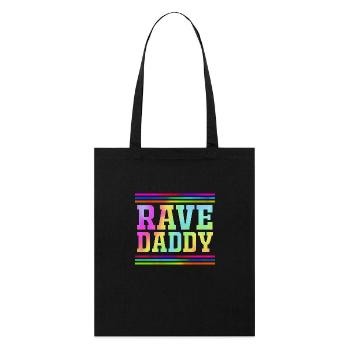 Rave Raver Techno music Techno bass Mixer - Stanley/Stella Organic Tote Bag - black - Front