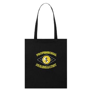 Coin collector - Stanley/Stella Organic Tote Bag - black - Front