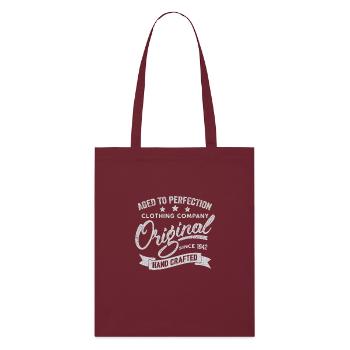 Original 1942 Vintage Retro 1942 Birthday 1942 - Stanley/Stella Organic Tote Bag - burgundy - Front