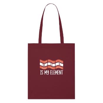 Tableau périodique - Tote bag bio Stanley/Stella - bordeaux - Devant