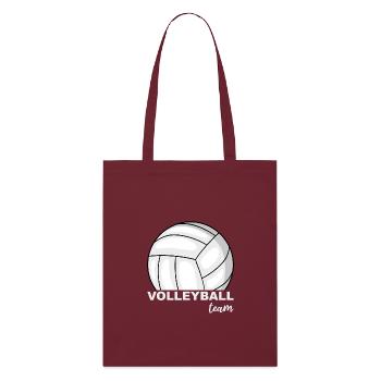 Équipe de volley-ball - Tote bag bio Stanley/Stella - bordeaux - Devant