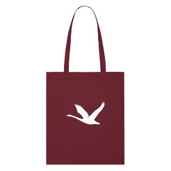Cygne volant avec des ailes - Tote bag bio Stanley/Stella - bordeaux - Devant