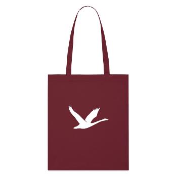 Belle silhouette de cygne - Tote bag bio Stanley/Stella - bordeaux - Devant