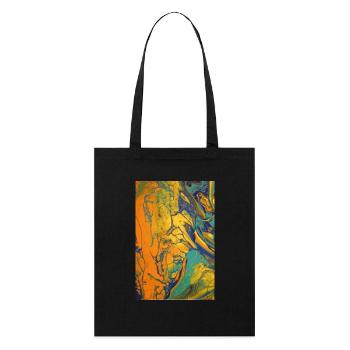 Yellow Cell - Tote bag bio Stanley/Stella - noir - Devant