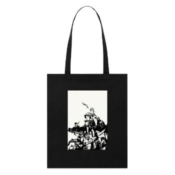 Neptune Fountain Berlin Graphic - Stanley/Stella Organic Tote Bag - black - Front