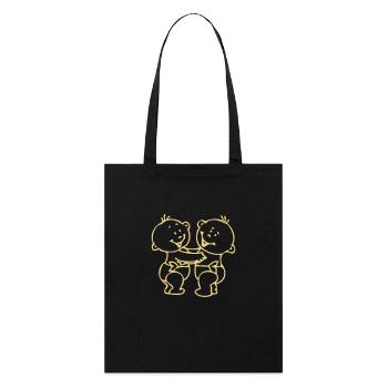twinboys0 - Tote bag bio Stanley/Stella - noir - Devant