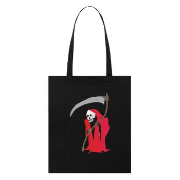 La grande faucheuse - Tote bag bio Stanley/Stella - noir - Devant
