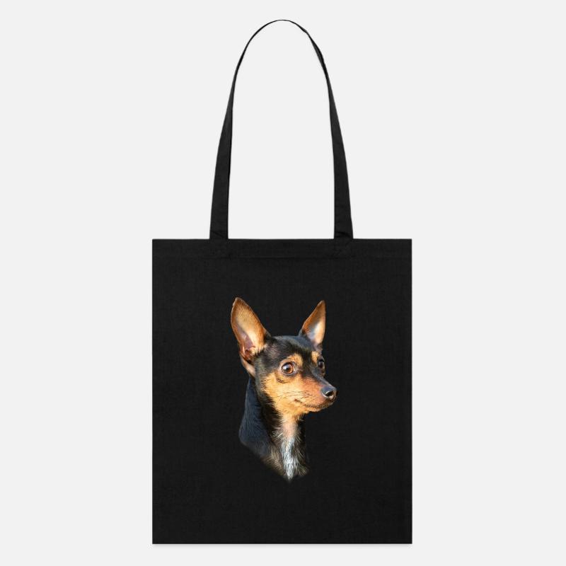 Rattenhund - Stanley/Stella Bio-Stoffbeutel - Schwarz