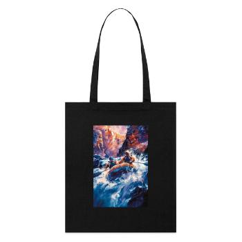 Whitewater Canyon Thrill Ride - Stanley/Stella Organic Tote Bag - black - Front